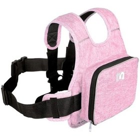 Resim Evrensel Motosiklet Emniyet Kemeri İle Çocuklar İçin Saklama Çantası Arka Pink 