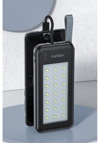 Resim Earldom PB48 10.000 Mah 10W Led Işıklı 3 in1 Dahili Kablolu Powerbank M414 