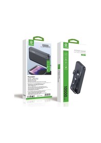 Resim 10000 Mah Micro Type-c Usb Lightning 4 Kablolu Hızlı Kablosuz Şarj Powerbank 5365 