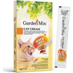 Resim Gardenmix Garden Mix Ördekli Malt Sıvı Kedi Ödülü 5x15gr 