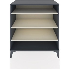 Resim Hyperion Şifonyer 3 Raflı 88x44x96 Antrasit-aytaşı Antrasit 