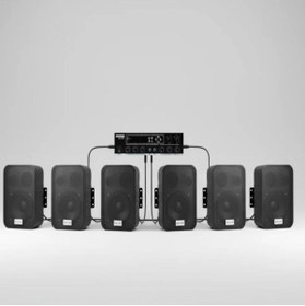 Resim FNIRSI Luxury, 6 adet Hoparlör 1 Adet Anfi, Duvar Tip Masaj Salonu,Spa, Mağaza, Restorant ,Kafe , Okul Anon 