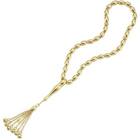 Resim Altın Tesbih Classic Oval 