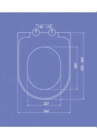 Resim Nkp İnci Thermoplast Yavaş Kapanan Klozet Kapağı - Nkp0336 