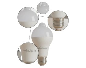 Resim Aesco Sensörlü LED Lamba Otomatik Algılama Enerji Tasarruflu Aydınlatma 