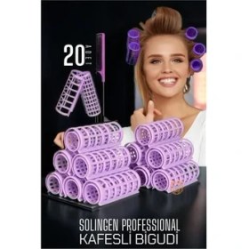 Resim Kafes Gece Bigudisi 2.5 cm 20 Adet Solingen Professional 