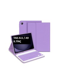 Resim Samsung Galaxy Uyumlu Tab A11 8.7inç X130 Kılıf Kablosuz Klavyeli Case Mobax X133 X135 X135f Kılıf 