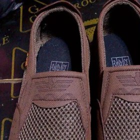 Resim Erkekler Için Nefes Alan Alçak Üstlü Slip on Ayakkabılar, Rahat Kaymaz Kumaş Üstü Açık Hava Aktiviteleri Için Faux Tabanlı Rahat Yürüyüş Ayakkabıları 