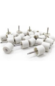 Resim Tuna Çivili Raf Pimi Duvar Dolap Mobilya Pimi Sert Plastik Raf Tutucu Beyaz 100 Adet Tekli (1 Paket) 