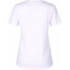 Resim Trender Kurdele O Yaka Relaxed Fit Beyaz Kadın T-shirt 26ydt1000015 