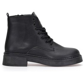 Resim M.p 252-6213zn Kadın Klasik Bot Siyah Siyah 