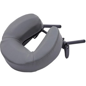 Resim Suntek Masaj Masası Yüz Beşiği Ve Yastık Alüminyum Gri 