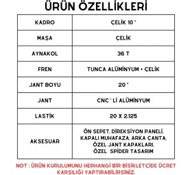 Resim Tunca Torrini Trapper Çocuk Bisikleti 20 inç Vitessiz Erkek Çocuk İçin Kırmızı Jant 