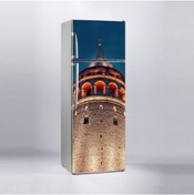 Resim Jasmin2020 Buzdolabı Sticker Kaplama Etiketi Galata Kulesi 