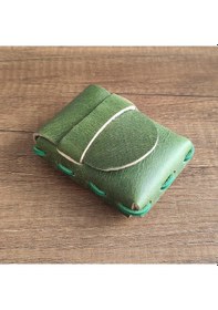 Resim Sumerian Leather Craft Deri Sigara Kılıfı Yeşil 