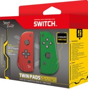 Resim Steel Play Nintendo Switch Joycon Twin Pads Controller Kırmızı Yeşil 