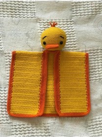 Resim Amigurumi Uyku Arkadaşı Havuç Kafa 