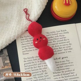 Resim OEMG Yeni Yaratıcı Sevimli Anahtarlık Karikatür Peluş Bebek Kolye Çok Yönlü Anahtarlık Kolye Çanta Bebek Çekicilik (Yurt Dışından) 