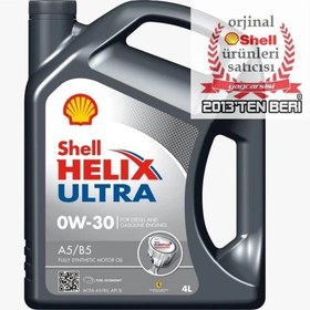 Resim SHELL HELİX ULTRA A5/B5 0W30 - 4 LİTRE 