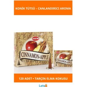 Resim Tarçın Elma Aromalı Konik Tütsü 12 Paket 10 Adet 