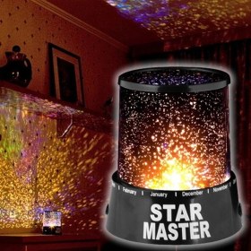 Resim Duvara Işık Yıldız Yansıtan Star Master Gece Lambası Çok Renkli 