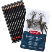 Resim Derwent Graphic Dereceli Kalem 12Li Medium Set 