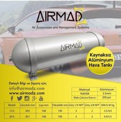 Resim Kaynaksız Aluminyum Hava Tankı 12 Litre 