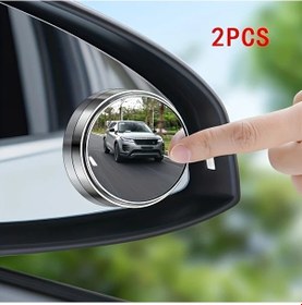 Resim Willowhaven Siyah 360 Derece Hd Yuvarlak Araç Dikiz Aynaları Seti, Ayarlanabilir Kör Nokta Aynası, Çocuk Güvenliği 