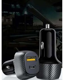 Resim 38w Oto Çakmaklık Araç Içi Şarj Cihazı Hızlı Şarj Uzun Ömürlü Siyah 