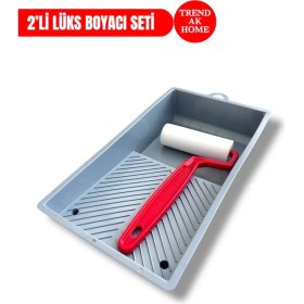 Resim 2'li Set Rulo ve Boya Tavası Süperlüks Boyacı Seti 