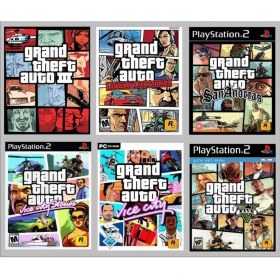 Resim Playstatıon 2 - Gta Serisi 6 Oyunluk Set - Sadece Çipli Cihazlar Için! 