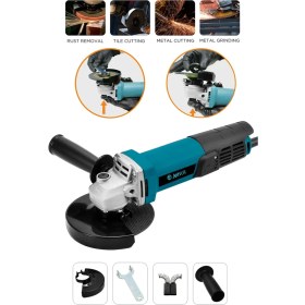 Resim Jetvolt Profesyonel 550W Avuç Taşlama Makinesi 125MM Bakır Sargılı Spiral - Mavi 