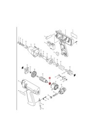 Resim Makita 6951 Rulman 607 Ürün Kodu 211021-9 