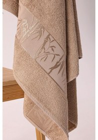 Resim Nurpak Bambu Banyo Havlusu 90X150- Vizon 