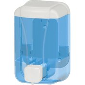 Resim Prestij Plastik Sıvı Sabunluk Duvar Tipi Şeffaf 500 Ml 