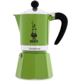 Resim Feyza Design Yeşil Metal 3 Cup Moka Pot, Şık ve Dayanıklı Kahve Demleme Aracı 