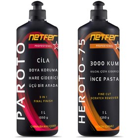 Resim Netfer 2'li İnce Pasta Cila Set - 2x1 L 