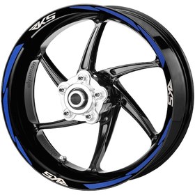 Resim Deeb Rks Jant Şeridi Reflektif Mavi Beyaz Model S N11.53800 