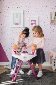 Resim Smoby Baby Nurse İkiz Bebek Oyuncak Mama Sandalyesi 220344 