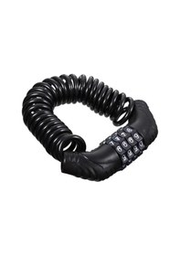 Resim Motosiklet Ve Kaykaylar İçin Şifreli Bisiklet Kask Kilidi Hırsızlığa Karşı Güvenli Kablo Kilidi Kasklar Ve Bisikletler İçin Sağlam Koruma Siyah Çok Renkli 