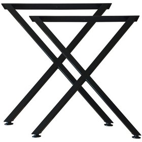 Resim İlgitrafik Ağaç Masa Kütük Masa Ayağı Metal Ayak Mobilya Pingolu Masa Ayağı (388076641) 