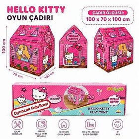 Resim Hello Kitty Çocuk Oyun Çadırı | Çocuk Oyun Evi 