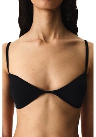 Resim Penti Siyah Mollie Bandeau Bikini Üstü 