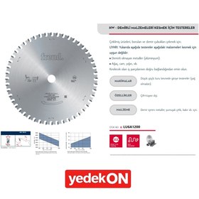 Resim Freud Demir Testere 305*80 Lu6a1200 