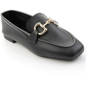 Resim Siyah Kadın Loafer Ayakkabı K01360060009 