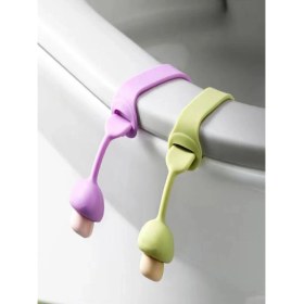 Resim 1 Adet Klozet Kaldırma Aparatı Mantar Tasarımlı Klozet Kapağı Tutucu Hijyenik 