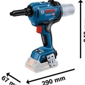 Resim Daisy Home Professional 18 V Sistem Akülü Perçin Tabancası Grg 18V-16 C (Çekme Kuvveti Maks. 16.000 N, Strok Uzunluğu 25 Mm, 2 x PROCORE18 V 4.0 Ah Akü Dahil, Hızlı Şarj Cihazı Gal 18V-40, L-Boxx) 