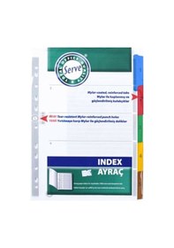 Resim Serve 1-5 Renkli Rakamlı Ayraç 5523 