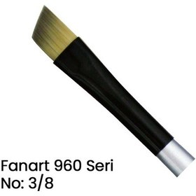 Resim Fanart 960 Seri Yan Kesik Uçlu Fırça No 3-8 