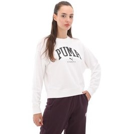 Resim Puma Squad Crew Tr Kadın Sweatshirt Beyaz 